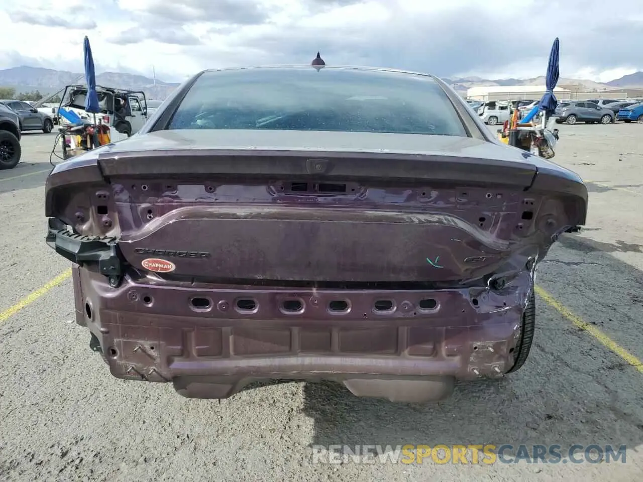 6 Фотография поврежденного автомобиля 2C3CDXHG5MH666630 DODGE CHARGER 2021