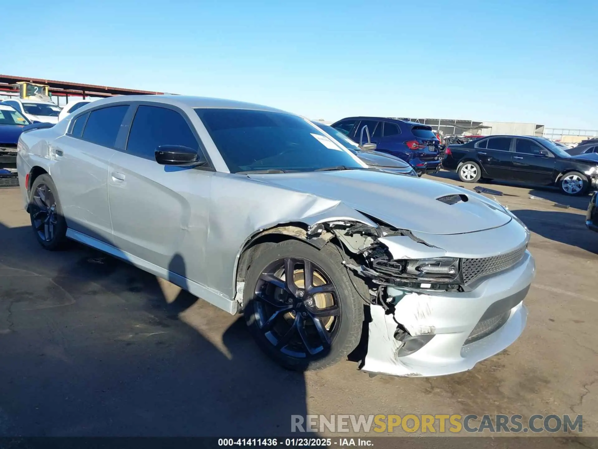 1 Фотография поврежденного автомобиля 2C3CDXHG7MH565766 DODGE CHARGER 2021