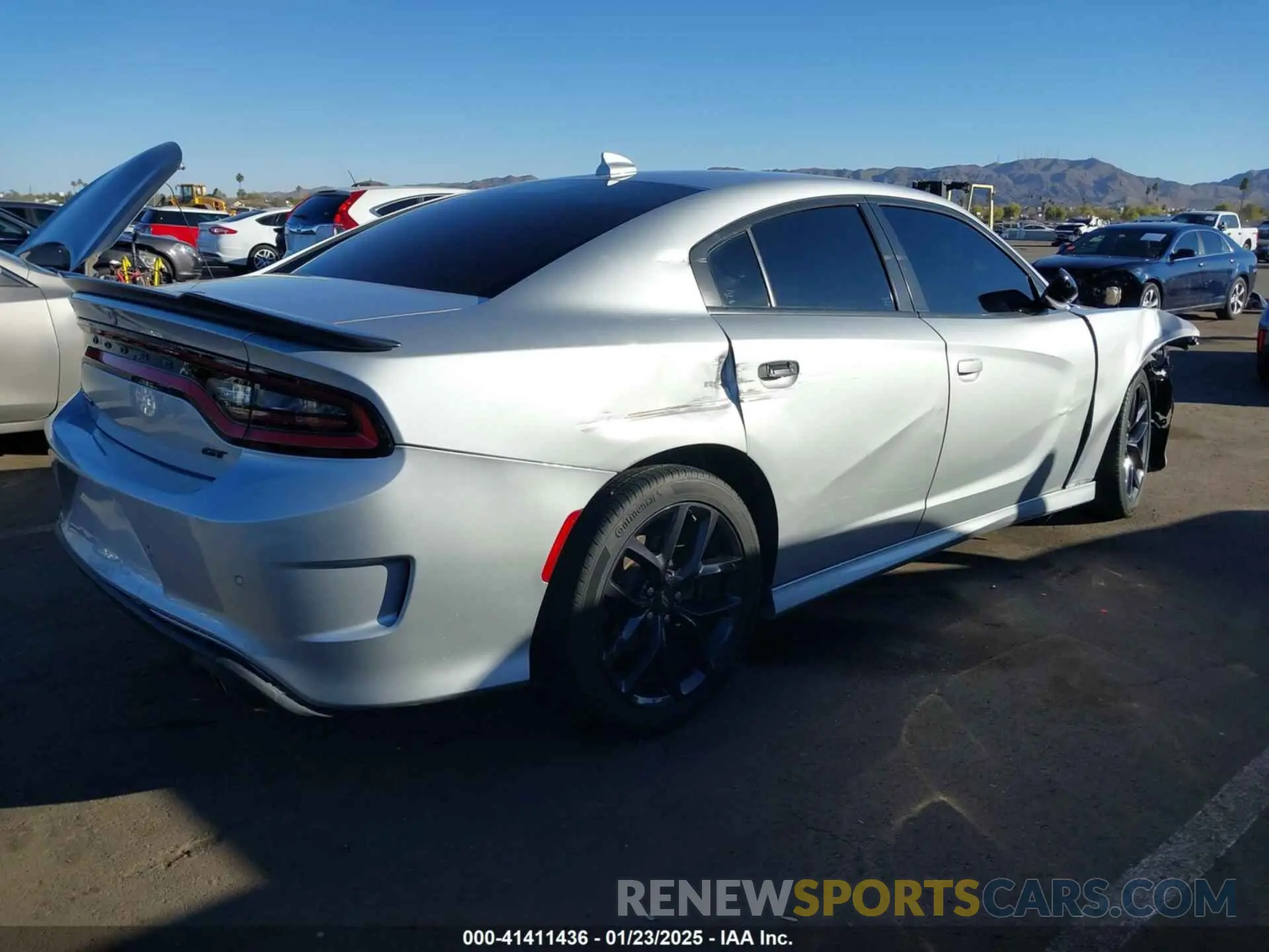 4 Фотография поврежденного автомобиля 2C3CDXHG7MH565766 DODGE CHARGER 2021