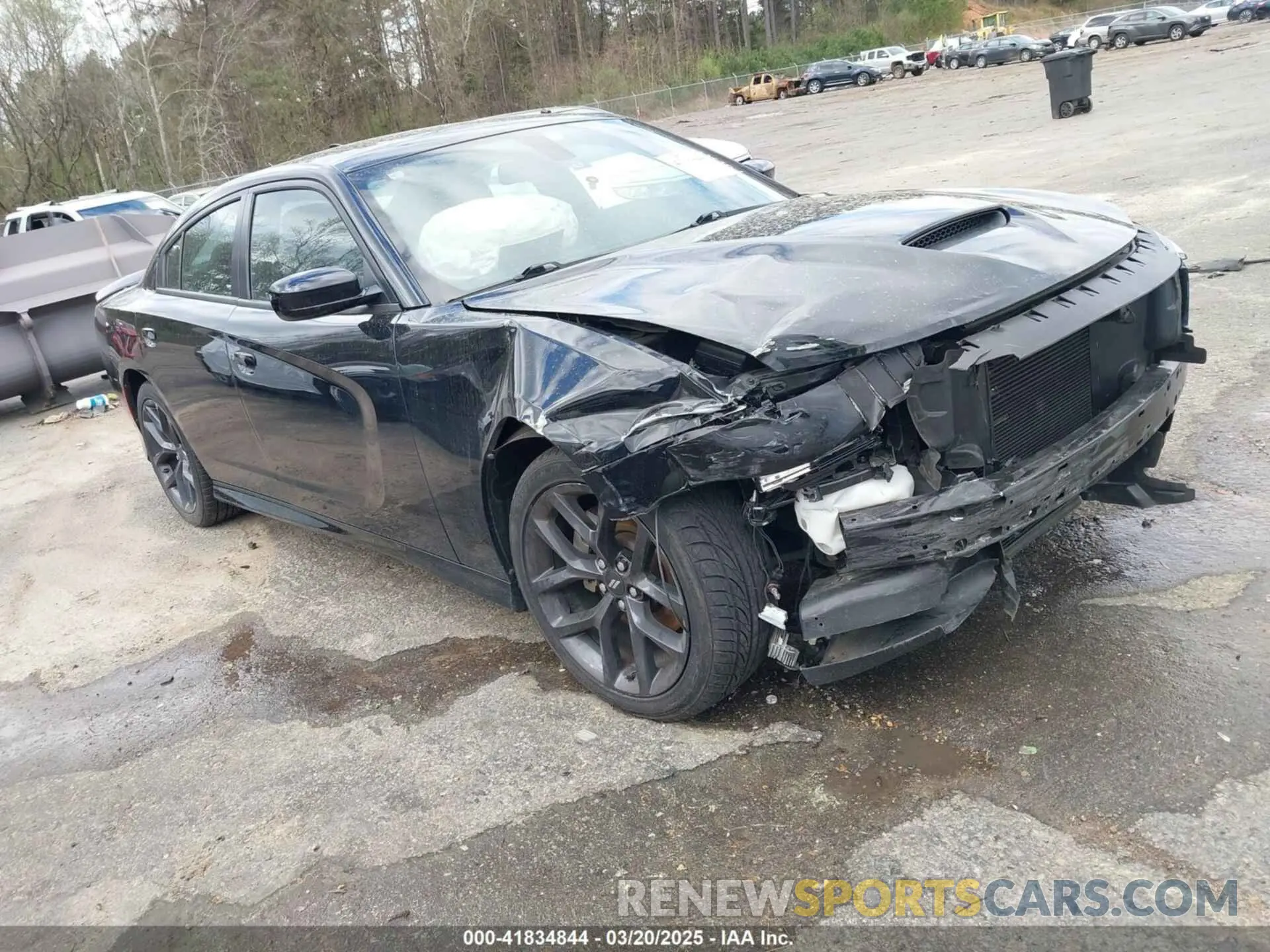 1 Photograph of a damaged car 2C3CDXHG7MH625643 DODGE CHARGER 2021