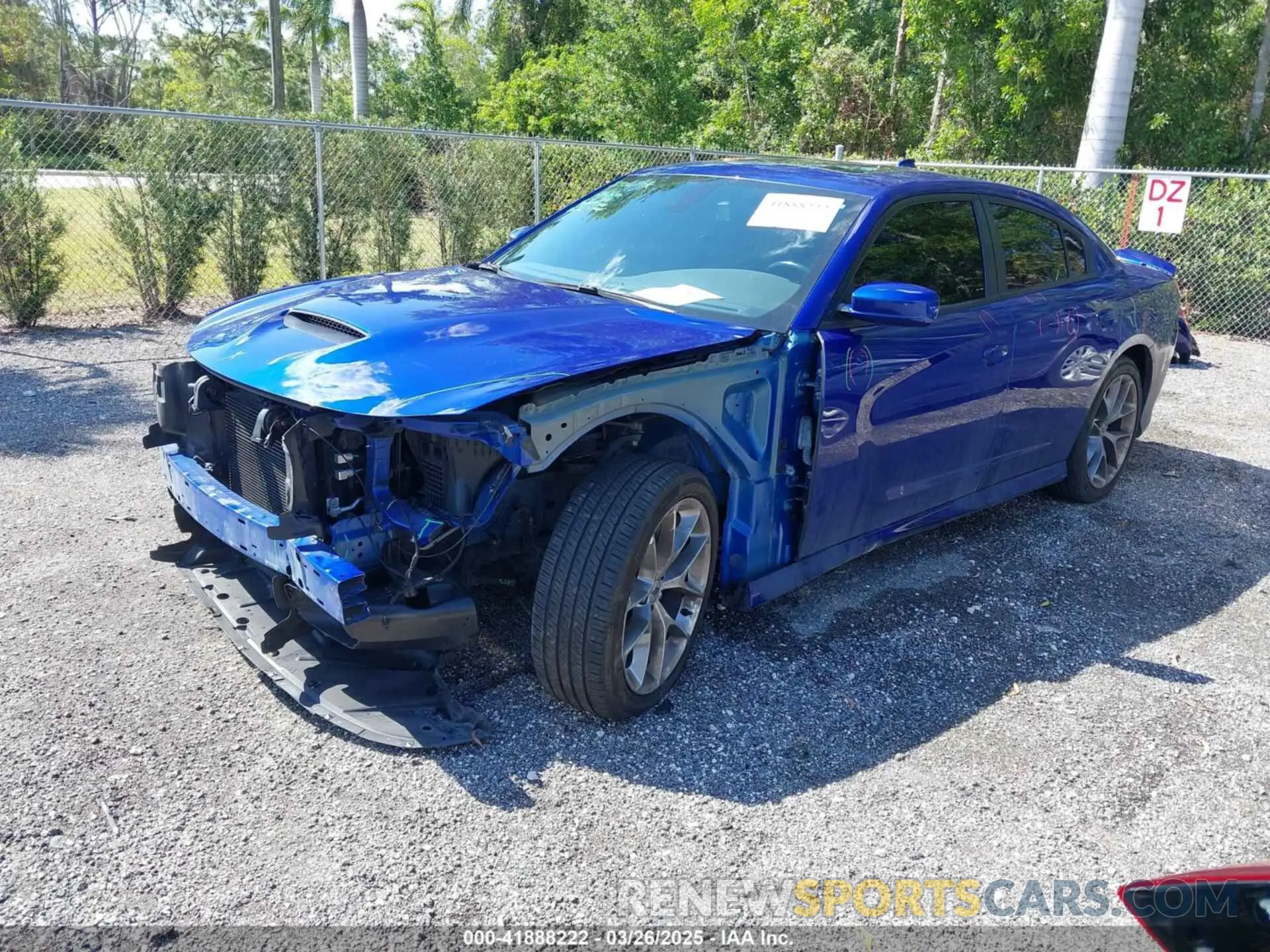 2 Фотография поврежденного автомобиля 2C3CDXHG9MH605376 DODGE CHARGER 2021