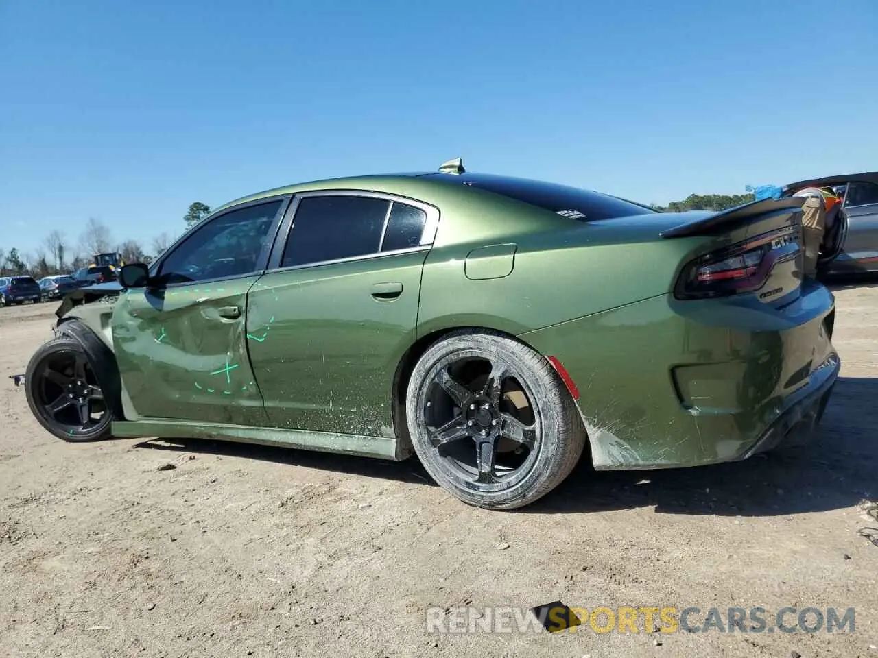 2 Фотография поврежденного автомобиля 2C3CDXHG9MH612232 DODGE CHARGER 2021