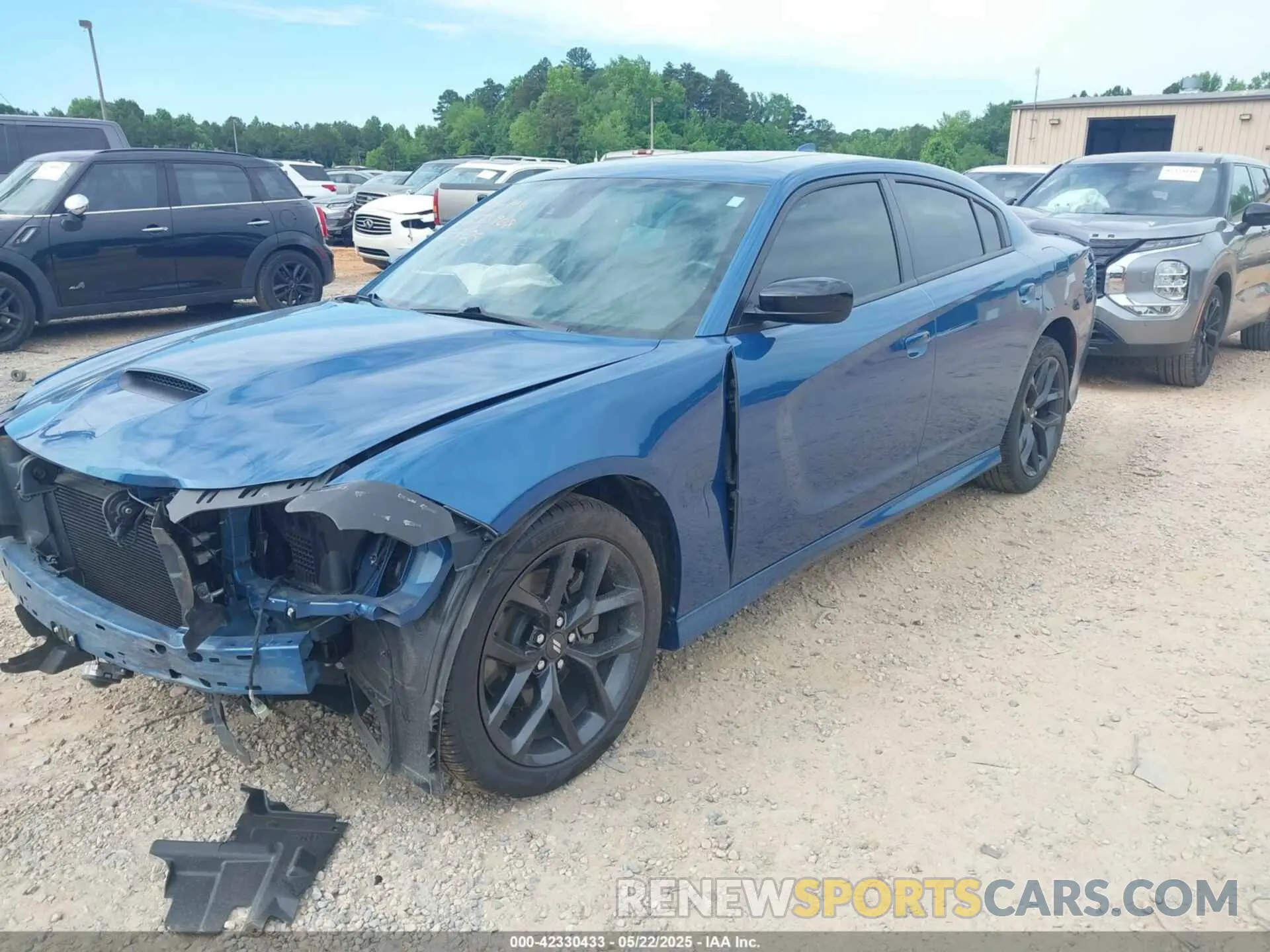 2 Photograph of a damaged car 2C3CDXHG9MH633968 DODGE CHARGER 2021