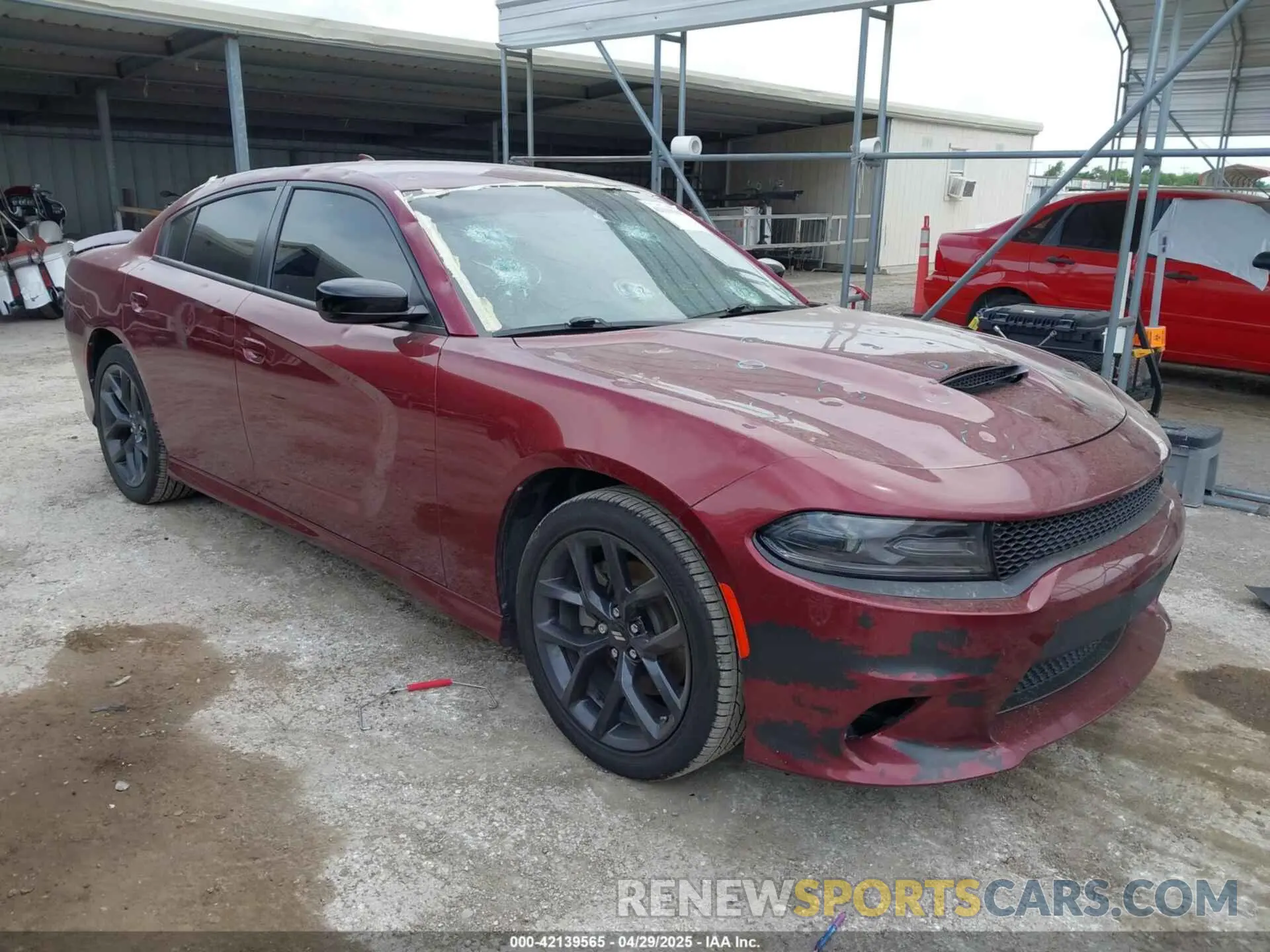 1 Photograph of a damaged car 2C3CDXHG9MH639950 DODGE CHARGER 2021