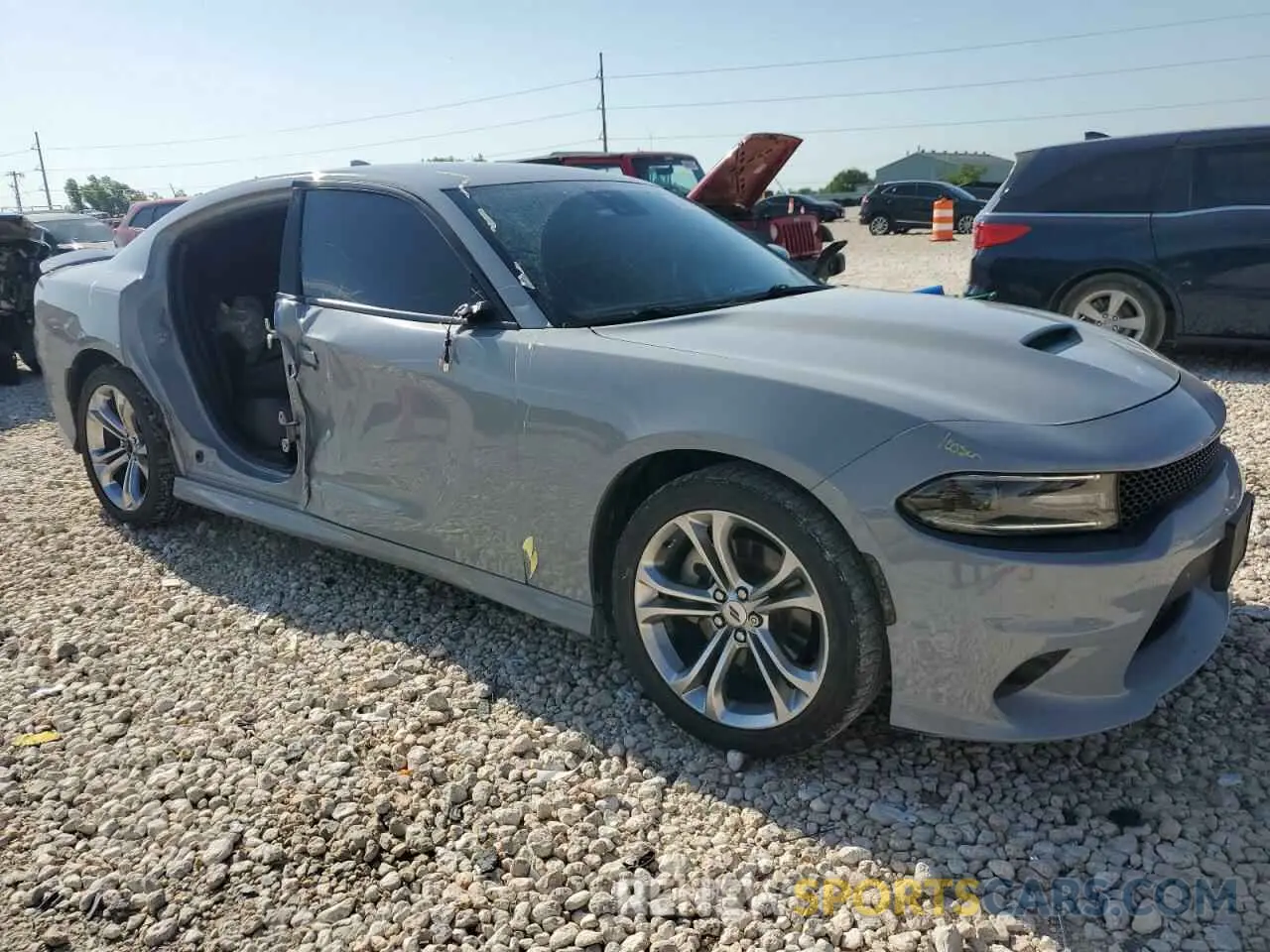 4 Фотография поврежденного автомобиля 2C3CDXHG9MH652861 DODGE CHARGER 2021