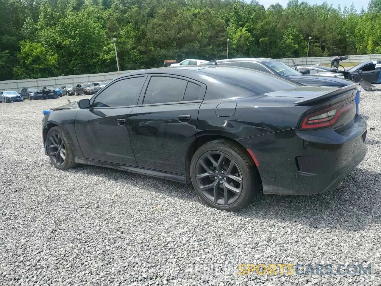 2 Фотография поврежденного автомобиля 2C3CDXHGXMH581296 DODGE CHARGER 2021