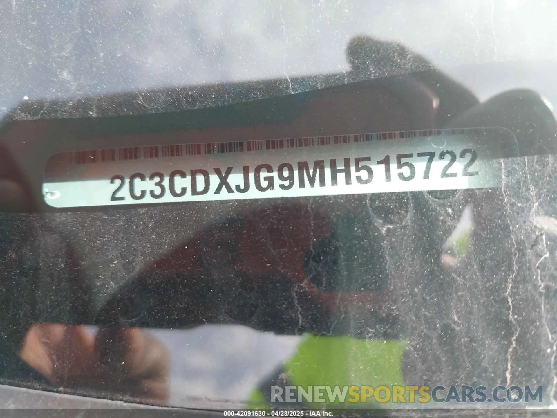 9 Photograph of a damaged car 2C3CDXJG9MH515722 DODGE CHARGER 2021