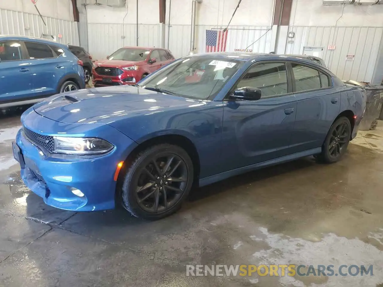 1 Photograph of a damaged car 2C3CDXMG6MH545269 DODGE CHARGER 2021