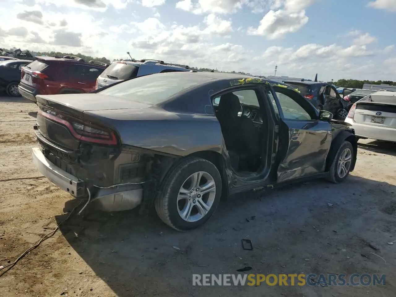 3 Photograph of a damaged car 2C3CDXBG0NH179250 DODGE CHARGER 2022