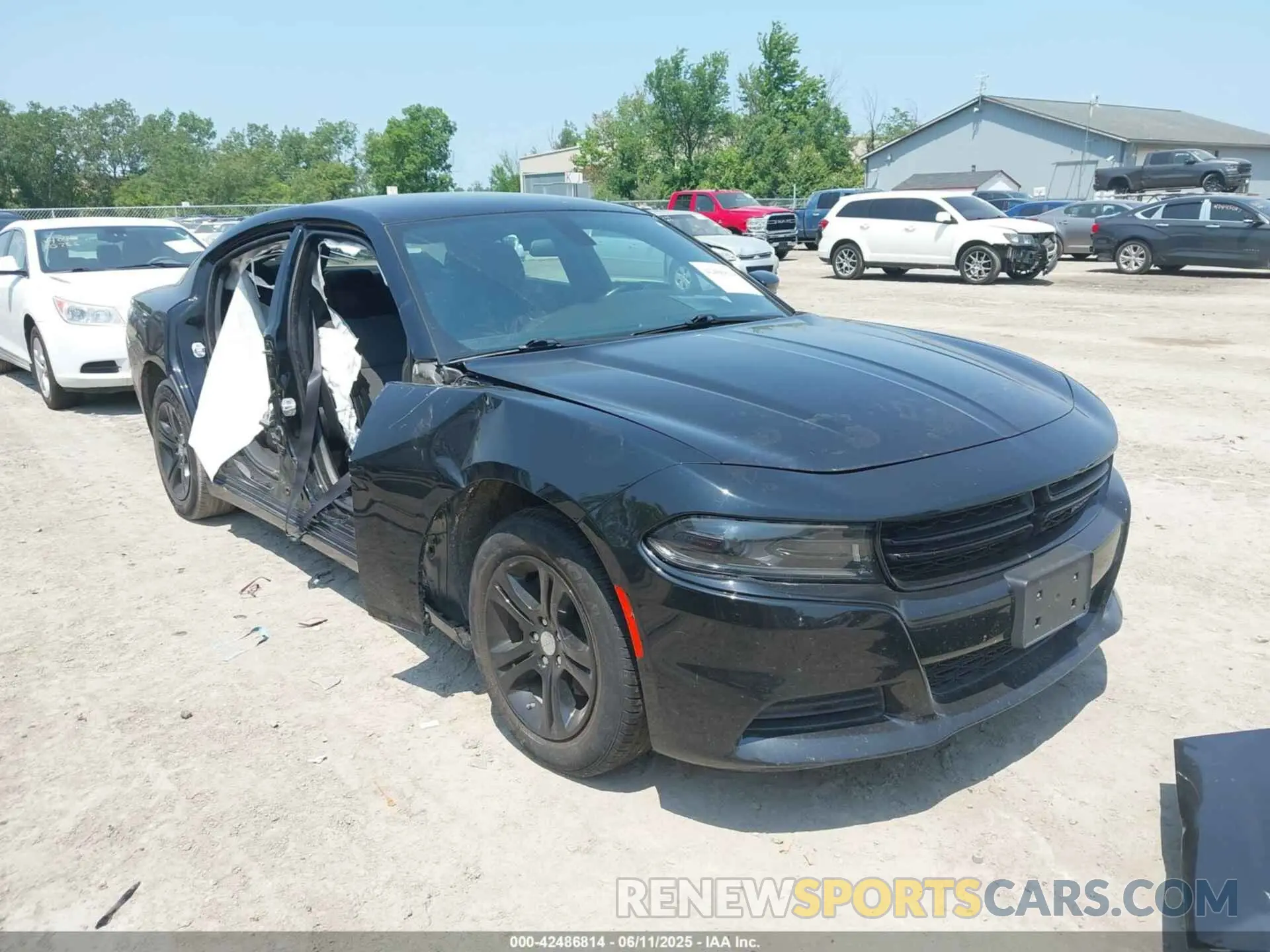 1 Photograph of a damaged car 2C3CDXBG0NH212599 DODGE CHARGER 2022