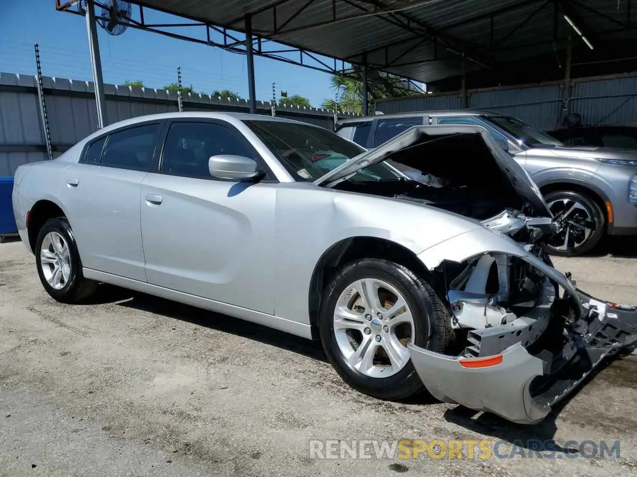 4 Фотография поврежденного автомобиля 2C3CDXBG0NH255937 DODGE CHARGER 2022