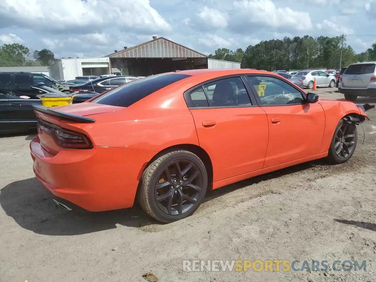 3 Photograph of a damaged car 2C3CDXBG1NH126024 DODGE CHARGER 2022
