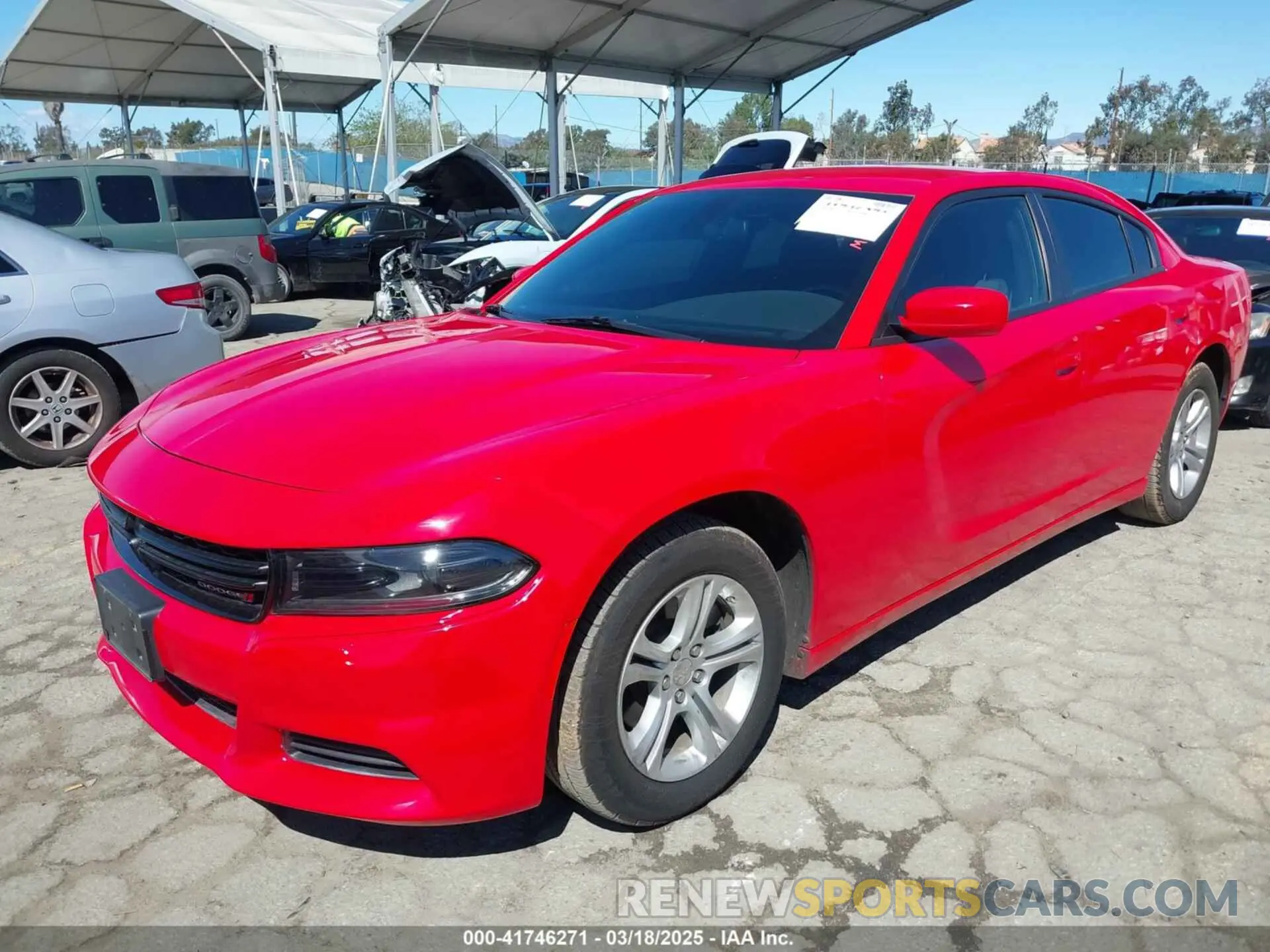 2 Фотография поврежденного автомобиля 2C3CDXBG1NH212532 DODGE CHARGER 2022