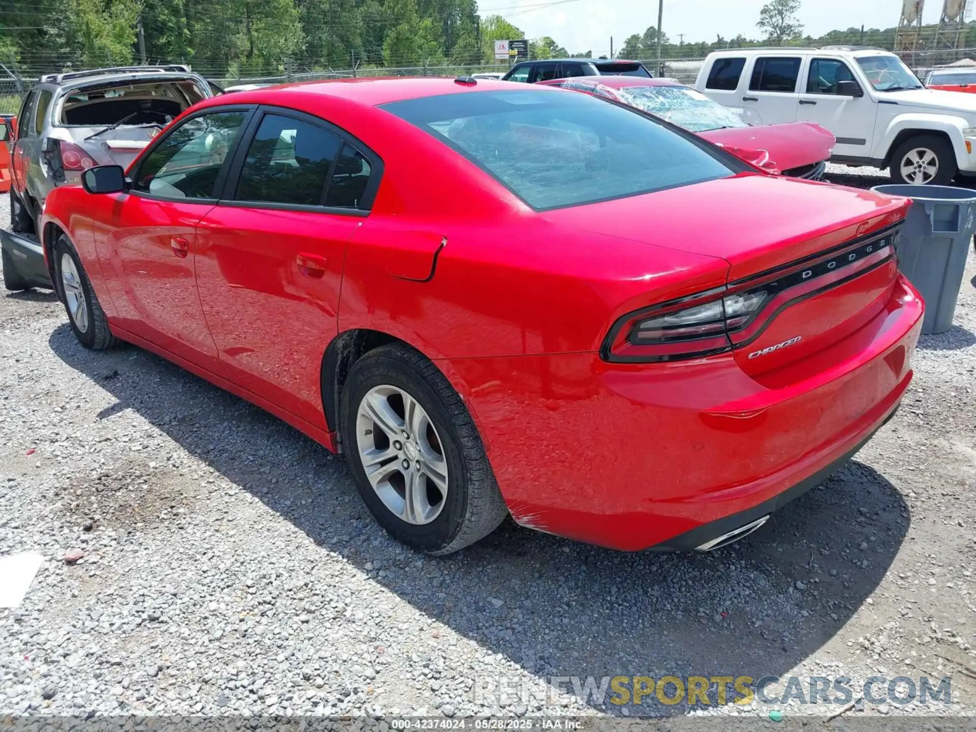 3 Фотография поврежденного автомобиля 2C3CDXBG1NH239617 DODGE CHARGER 2022