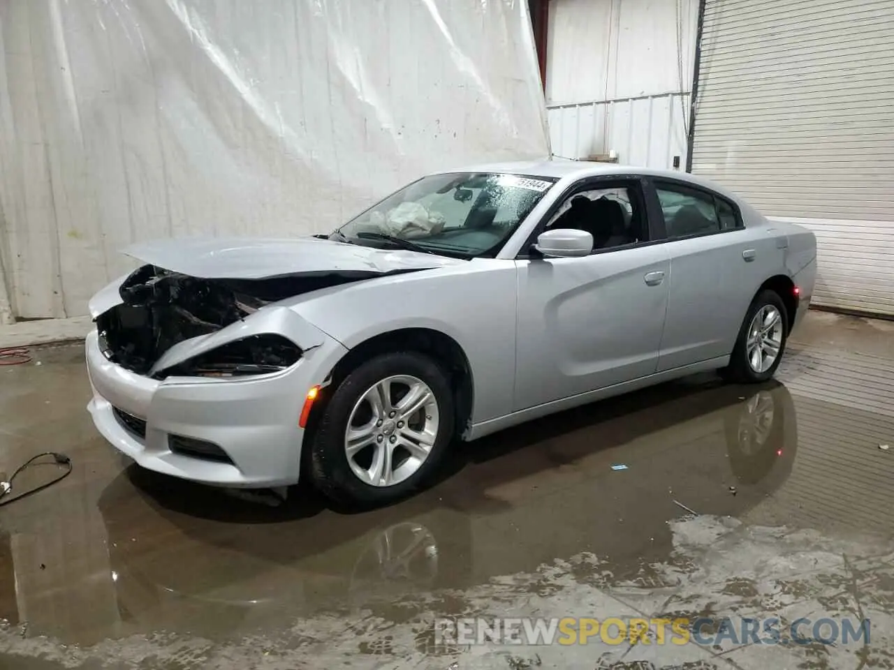1 Photograph of a damaged car 2C3CDXBG1NH243456 DODGE CHARGER 2022