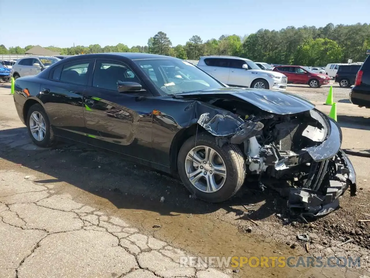 4 Photograph of a damaged car 2C3CDXBG1NH258944 DODGE CHARGER 2022