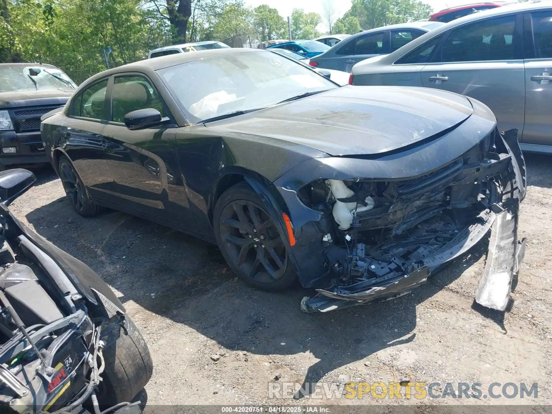 1 Photograph of a damaged car 2C3CDXBG2NH141227 DODGE CHARGER 2022