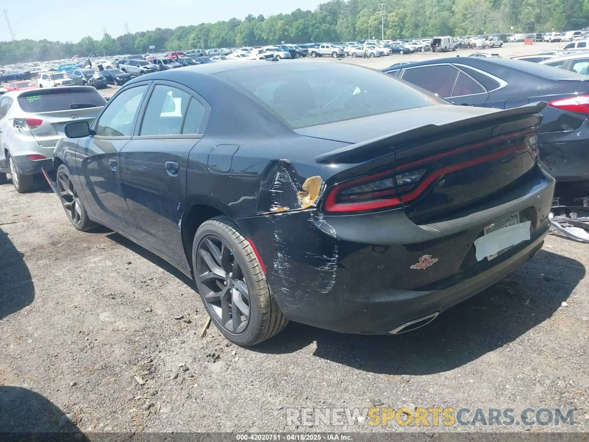 3 Photograph of a damaged car 2C3CDXBG2NH141227 DODGE CHARGER 2022