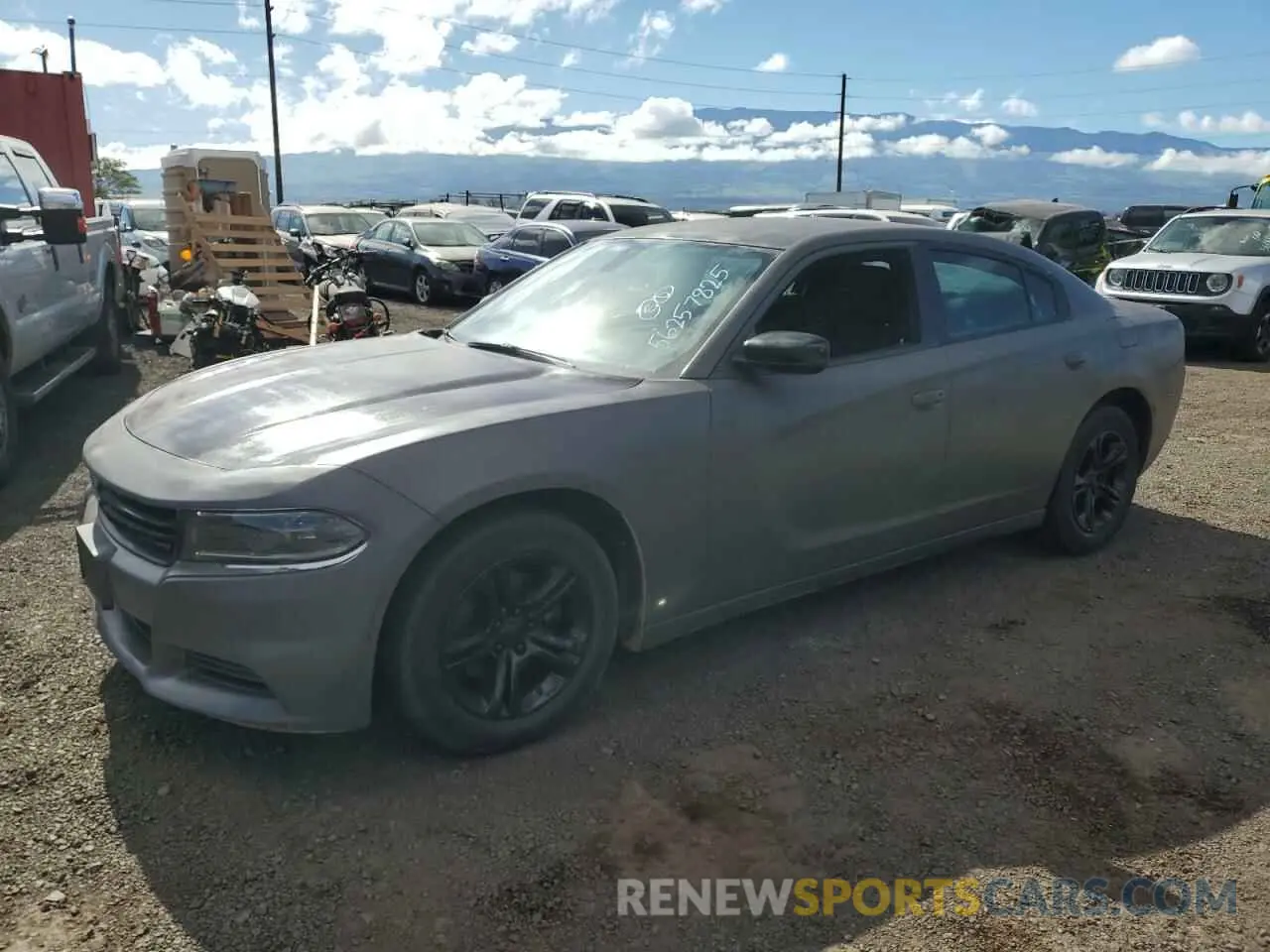 1 Photograph of a damaged car 2C3CDXBG2NH196891 DODGE CHARGER 2022
