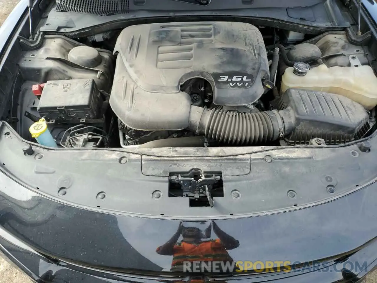 11 Photograph of a damaged car 2C3CDXBG2NH212541 DODGE CHARGER 2022