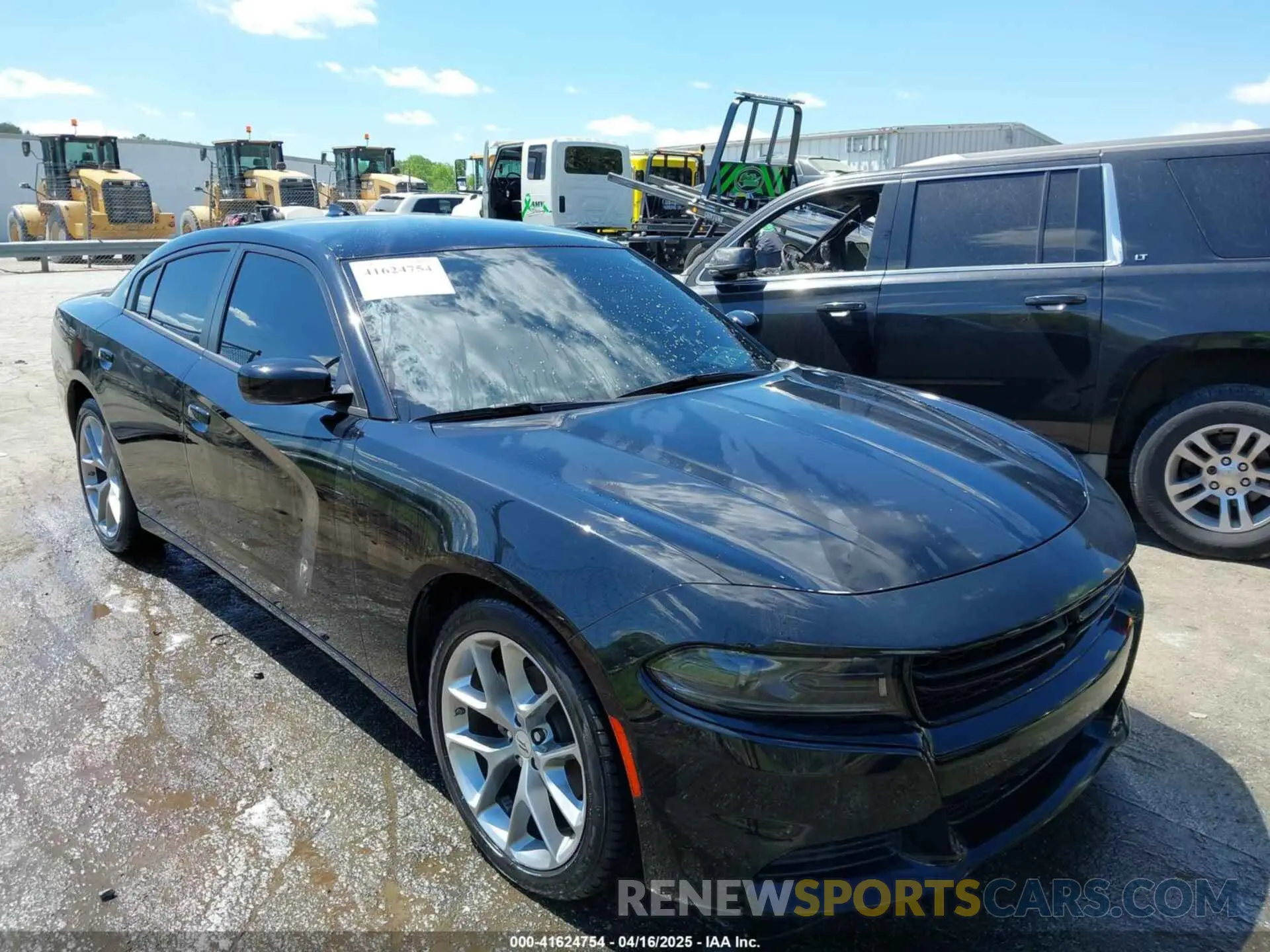 1 Photograph of a damaged car 2C3CDXBG2NH243580 DODGE CHARGER 2022