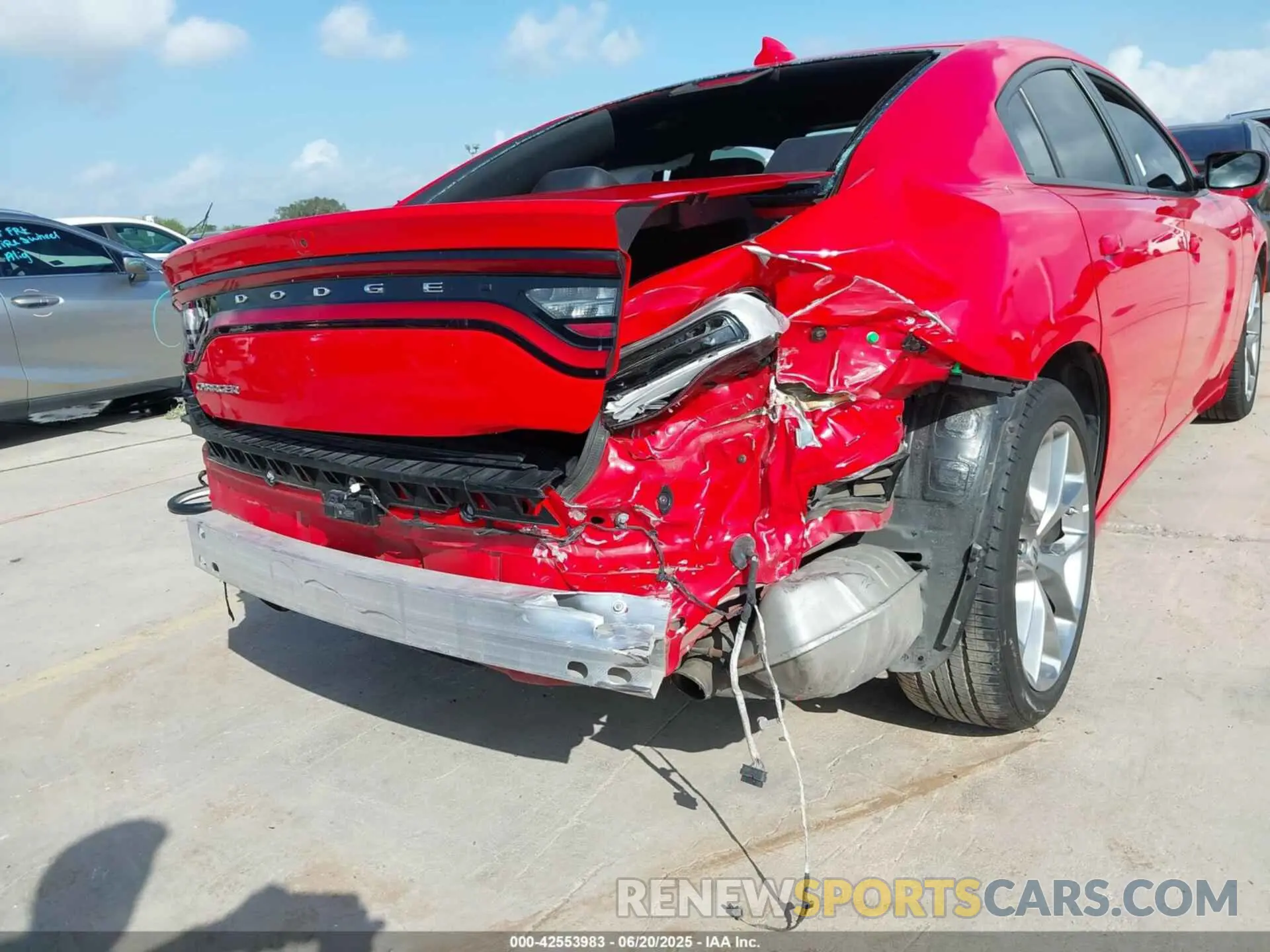 6 Photograph of a damaged car 2C3CDXBG3NH243636 DODGE CHARGER 2022