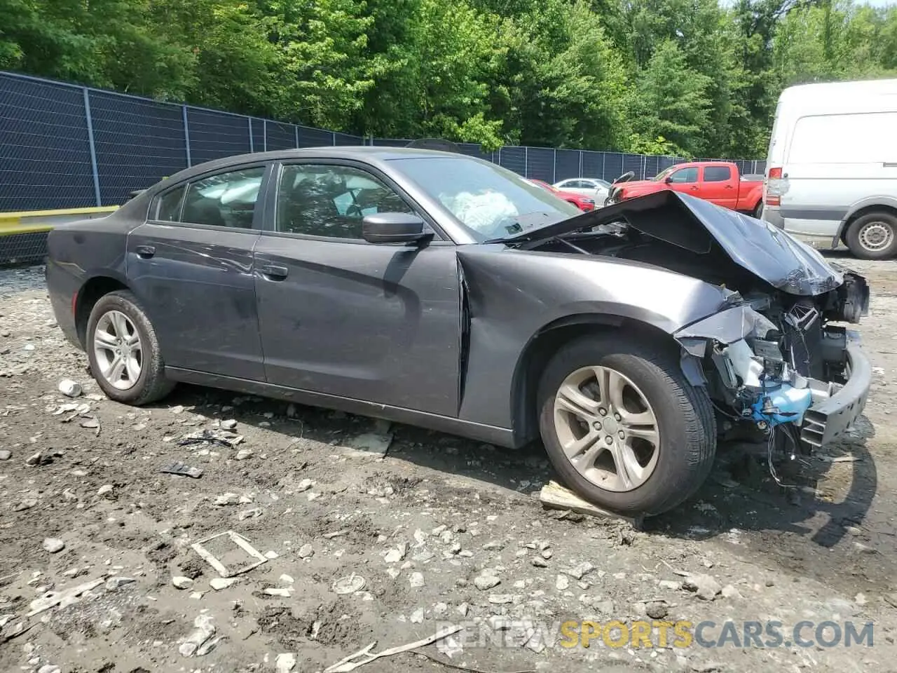 4 Photograph of a damaged car 2C3CDXBG5NH234629 DODGE CHARGER 2022