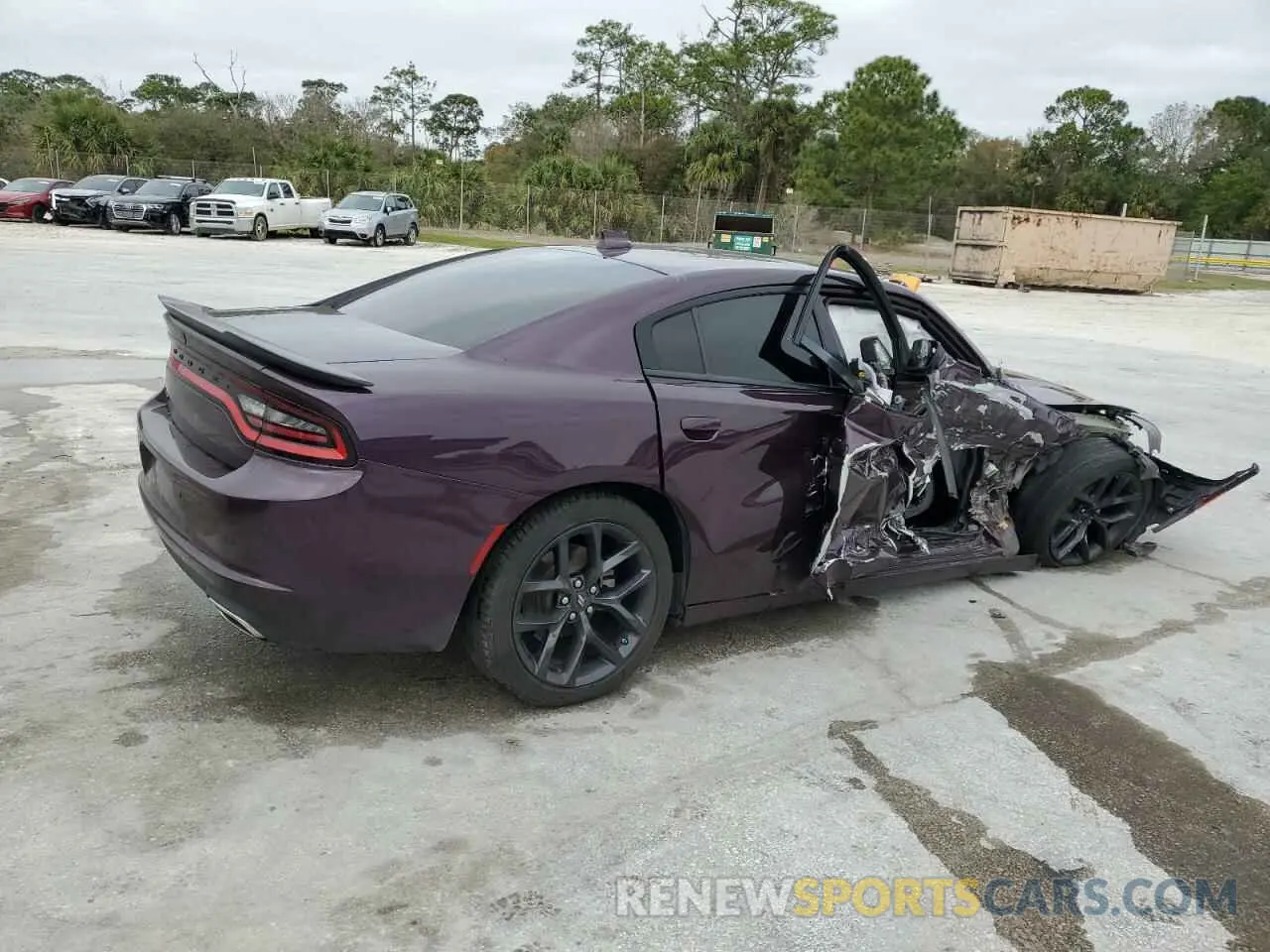 3 Photograph of a damaged car 2C3CDXBG6NH114919 DODGE CHARGER 2022