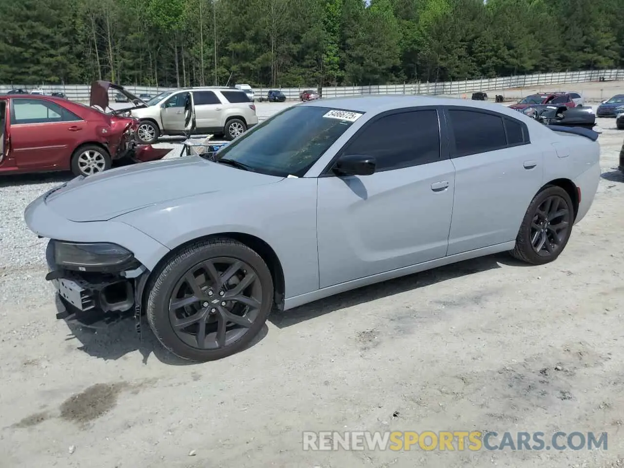 1 Photograph of a damaged car 2C3CDXBG6NH139058 DODGE CHARGER 2022