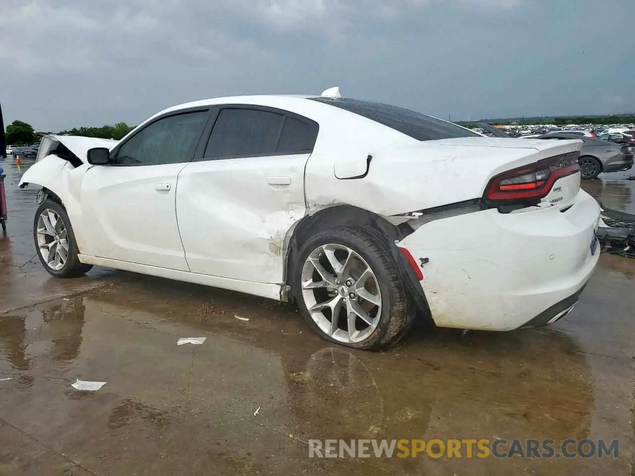 2 Photograph of a damaged car 2C3CDXBG6NH166941 DODGE CHARGER 2022