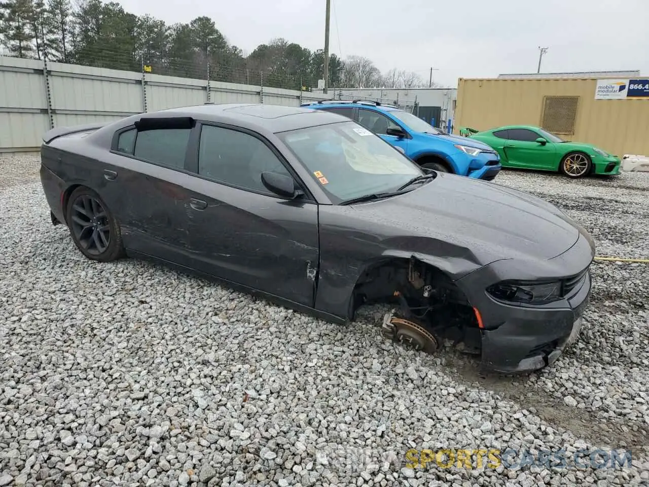4 Photograph of a damaged car 2C3CDXBG7NH103718 DODGE CHARGER 2022