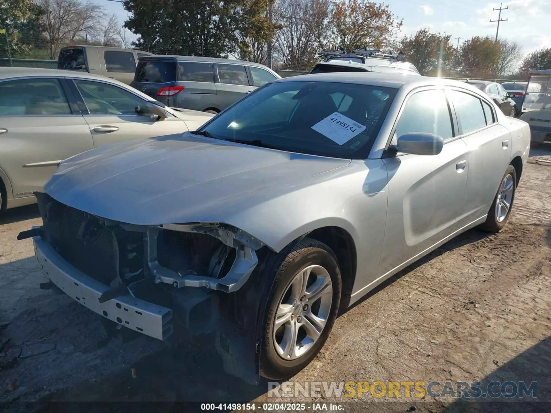2 Photograph of a damaged car 2C3CDXBG7NH152448 DODGE CHARGER 2022