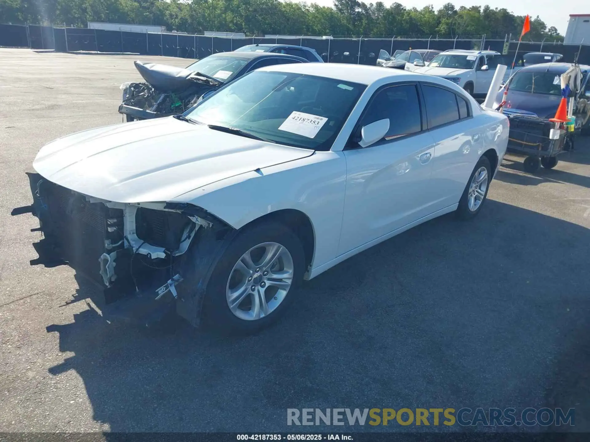 2 Фотография поврежденного автомобиля 2C3CDXBG7NH157102 DODGE CHARGER 2022