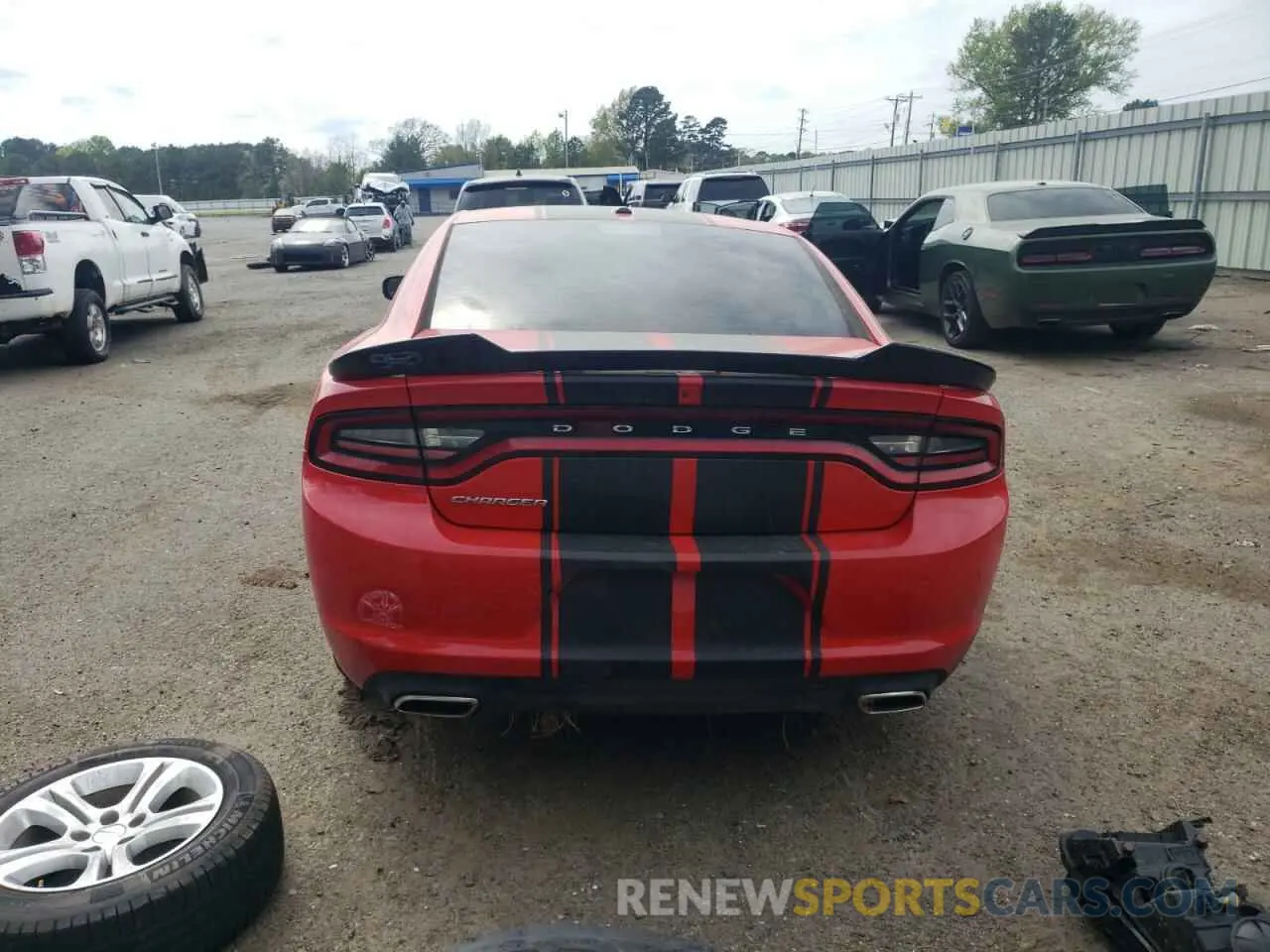6 Фотография поврежденного автомобиля 2C3CDXBG7NH194764 DODGE CHARGER 2022