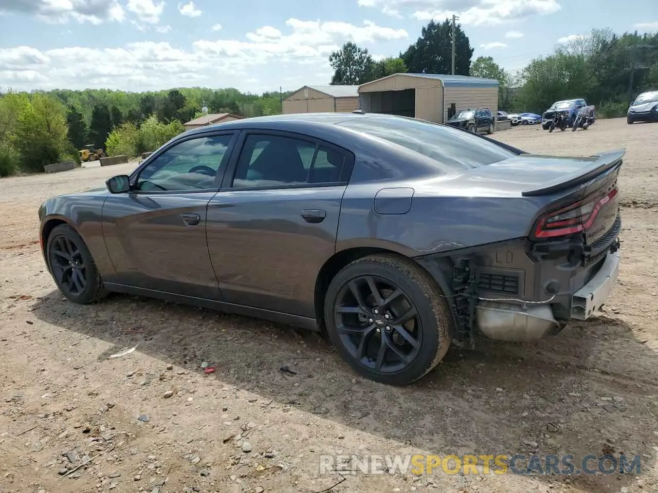 2 Photograph of a damaged car 2C3CDXBG8NH103694 DODGE CHARGER 2022