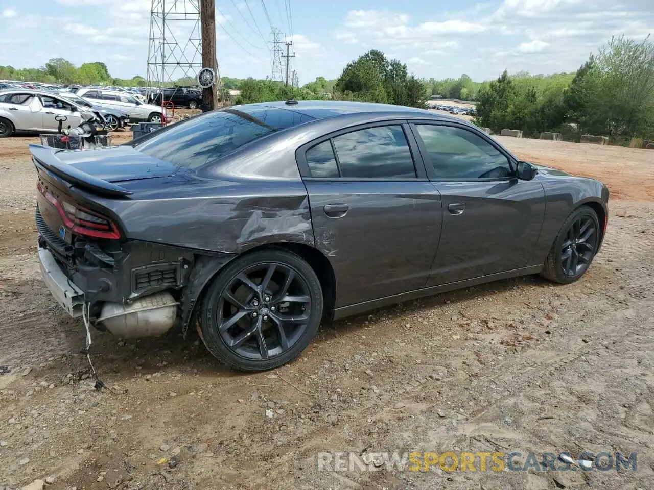 3 Photograph of a damaged car 2C3CDXBG8NH103694 DODGE CHARGER 2022