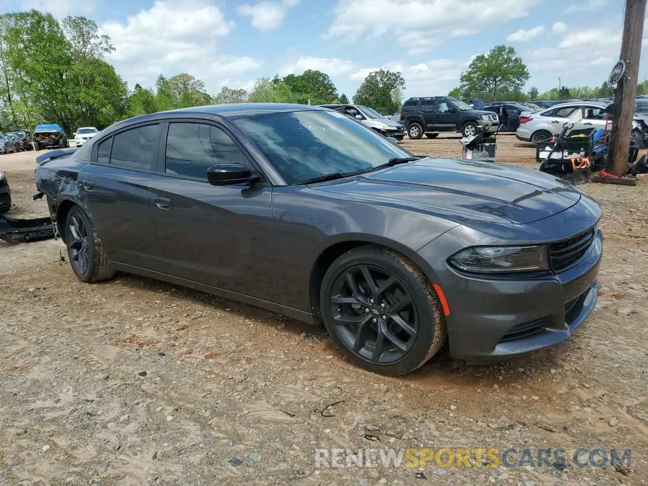 4 Photograph of a damaged car 2C3CDXBG8NH103694 DODGE CHARGER 2022