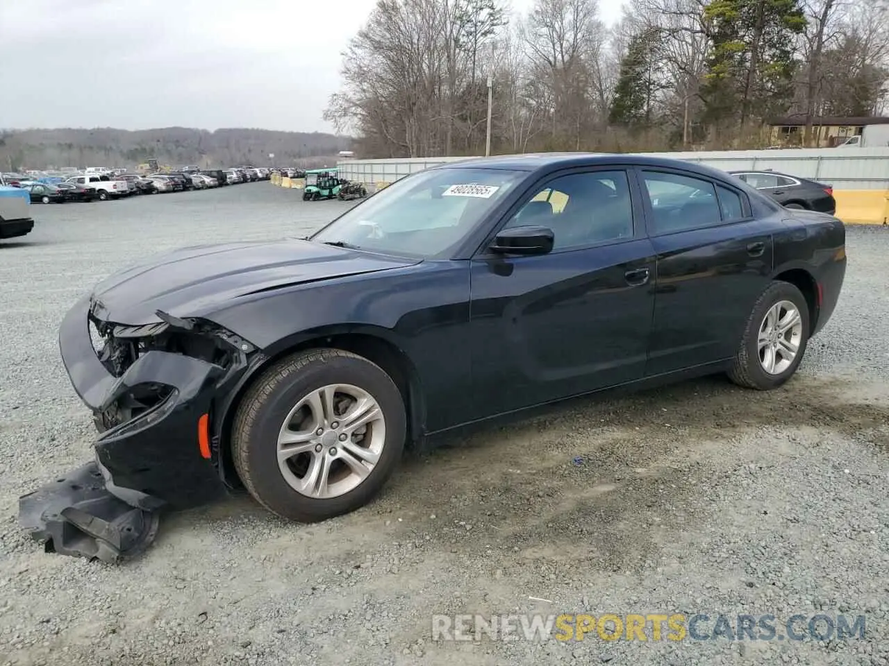 1 Photograph of a damaged car 2C3CDXBG8NH201849 DODGE CHARGER 2022