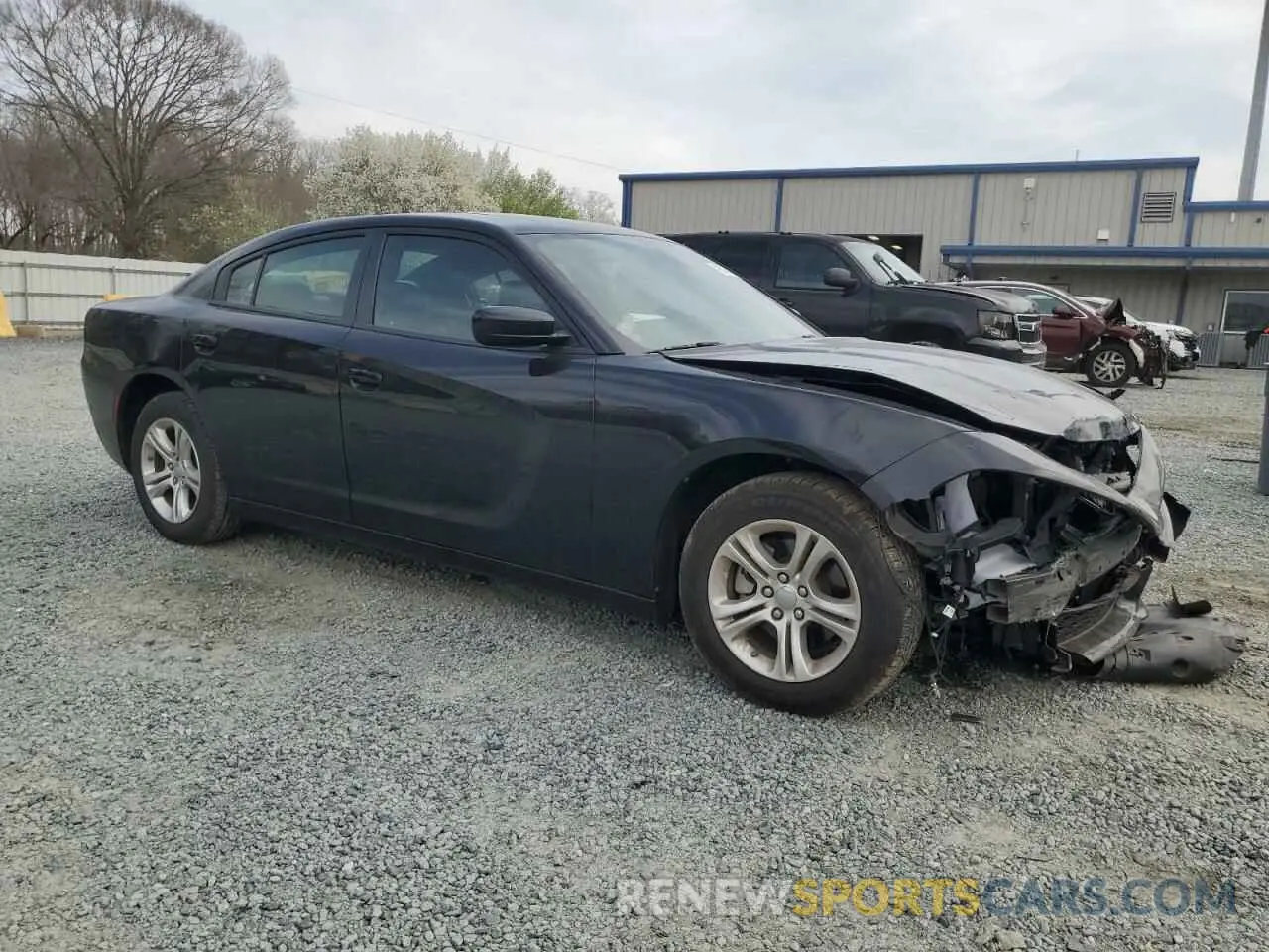 4 Photograph of a damaged car 2C3CDXBG8NH201849 DODGE CHARGER 2022