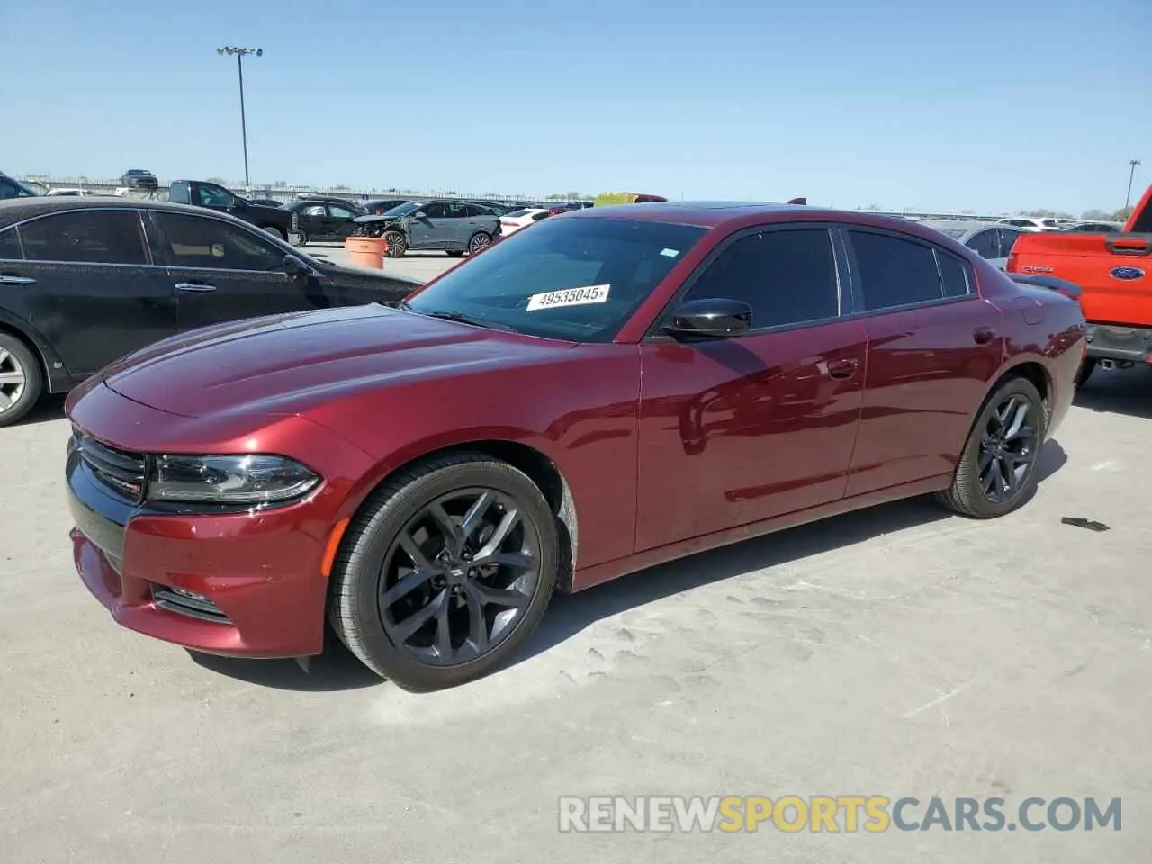 1 Photograph of a damaged car 2C3CDXBG9NH123856 DODGE CHARGER 2022