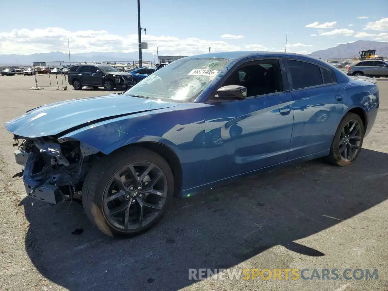 1 Photograph of a damaged car 2C3CDXBG9NH138874 DODGE CHARGER 2022