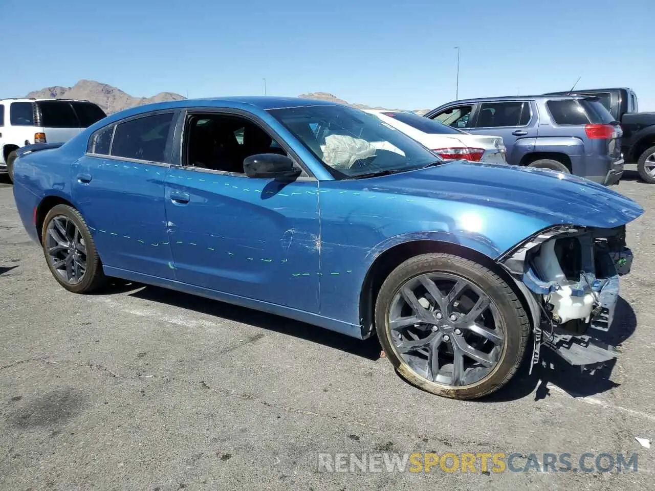 4 Photograph of a damaged car 2C3CDXBG9NH138874 DODGE CHARGER 2022
