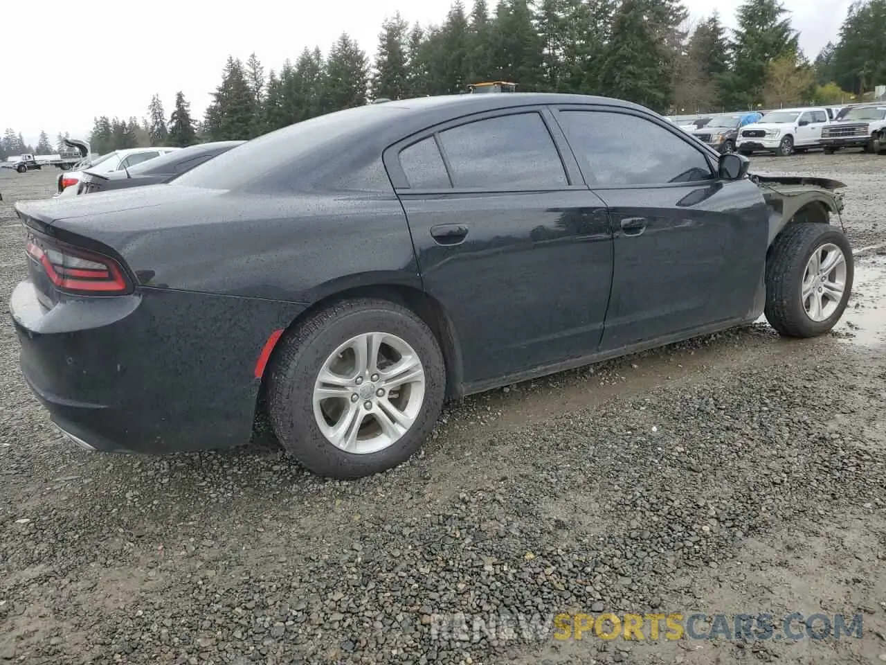 3 Фотография поврежденного автомобиля 2C3CDXBG9NH165637 DODGE CHARGER 2022