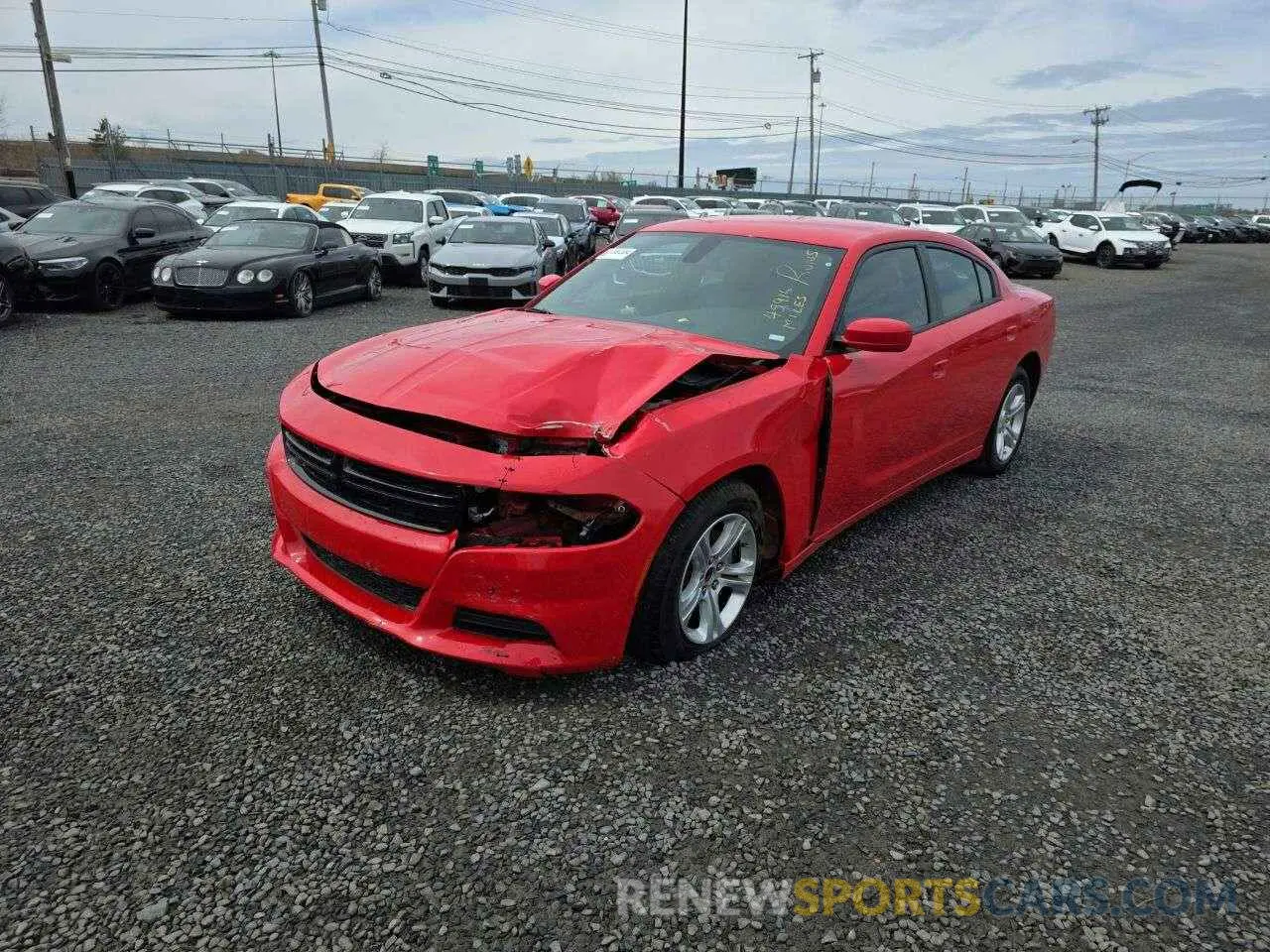 1 Photograph of a damaged car 2C3CDXBG9NH258951 DODGE CHARGER 2022