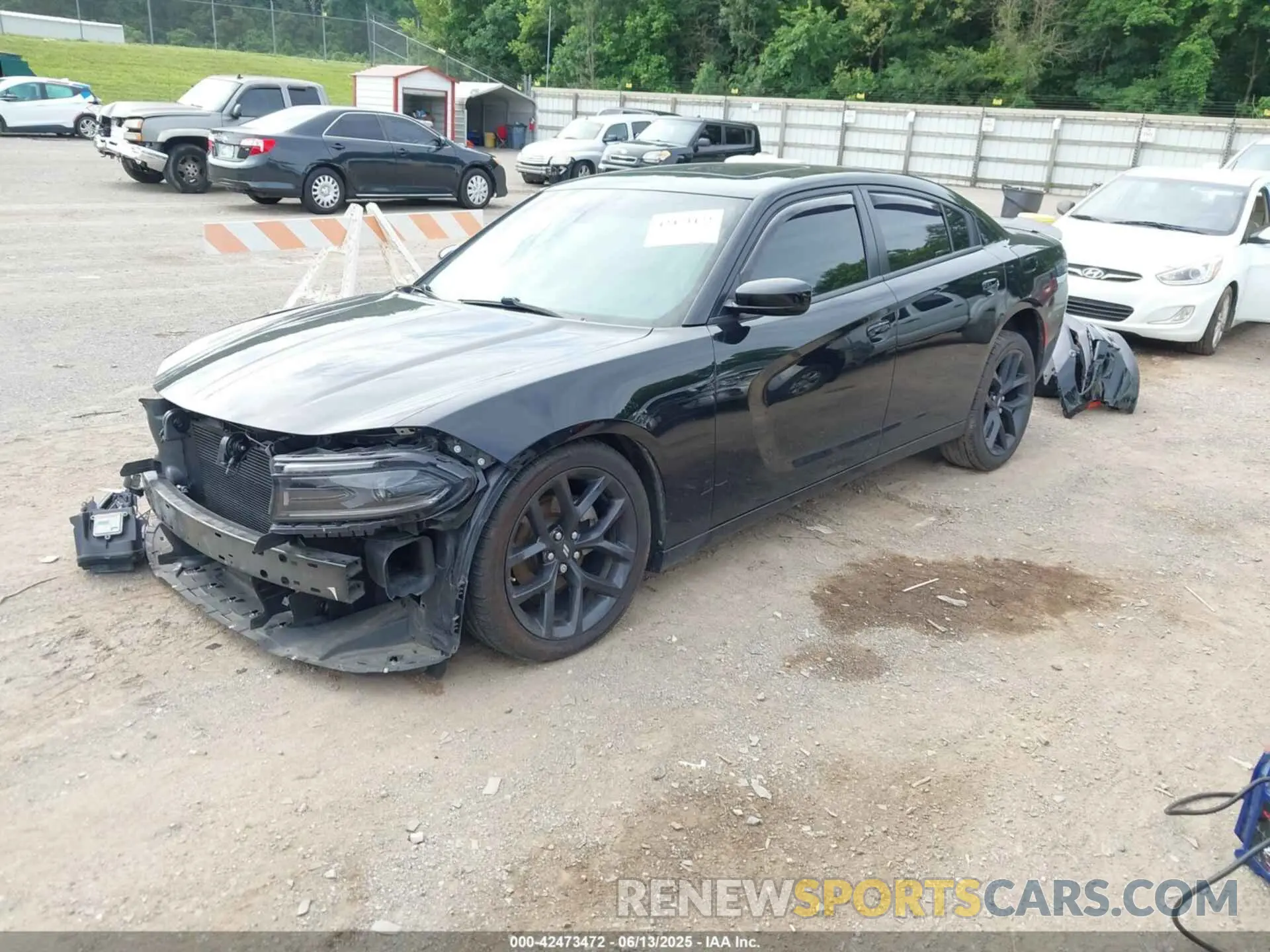 2 Фотография поврежденного автомобиля 2C3CDXBGXNH153531 DODGE CHARGER 2022