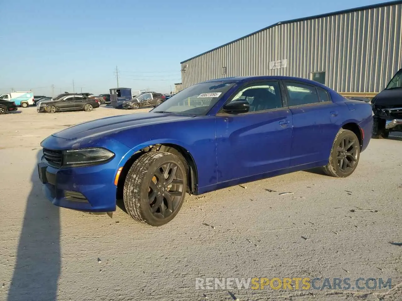 1 Photograph of a damaged car 2C3CDXBGXNH205983 DODGE CHARGER 2022