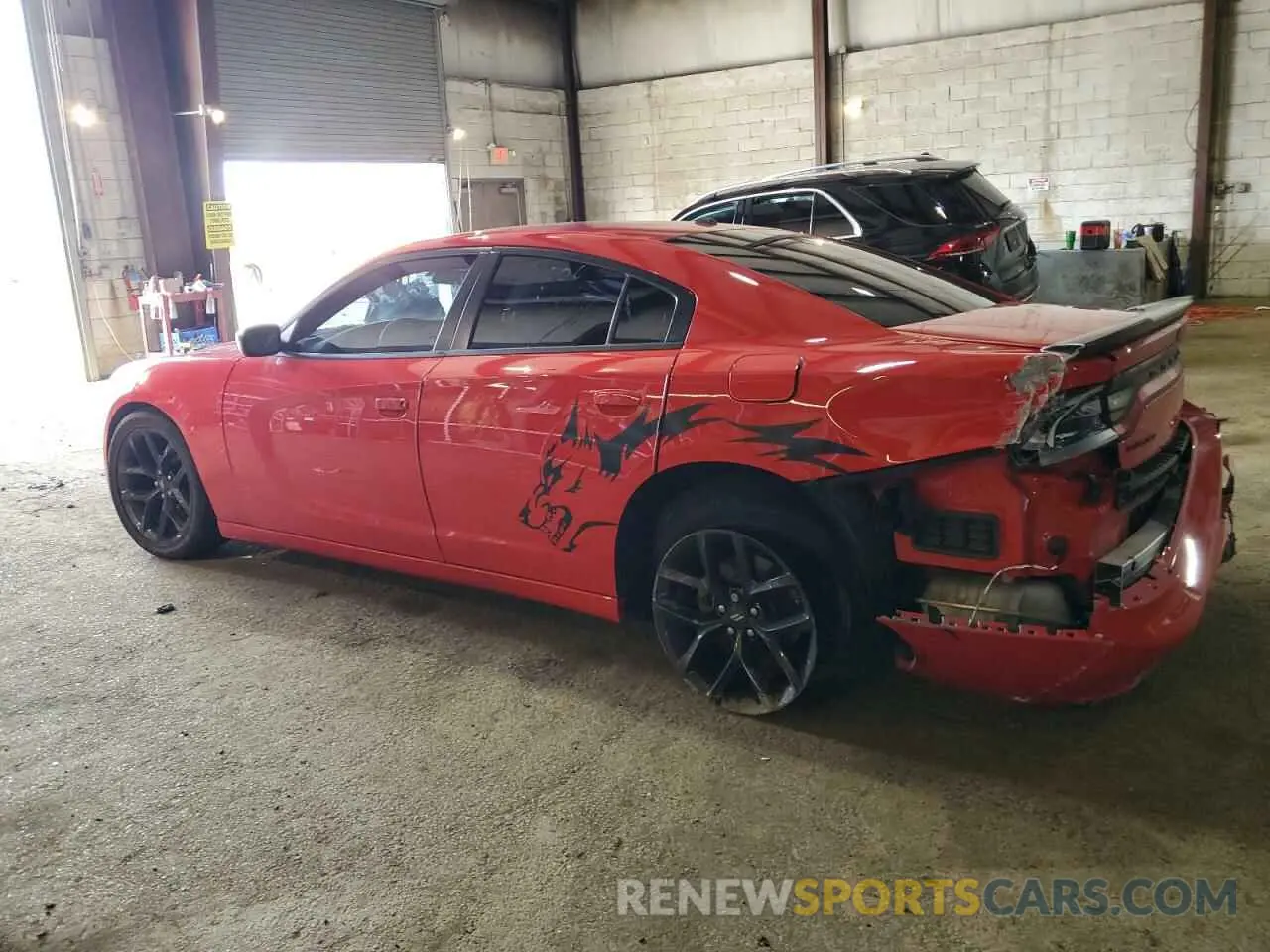 2 Фотография поврежденного автомобиля 2C3CDXBGXNH262068 DODGE CHARGER 2022