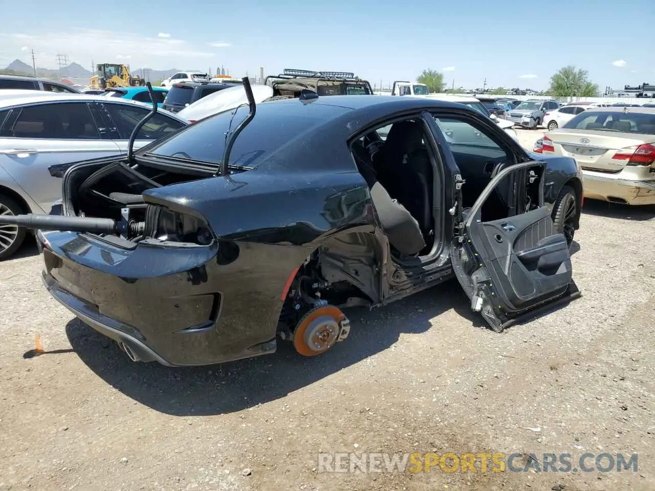 3 Фотография поврежденного автомобиля 2C3CDXCT0NH172522 DODGE CHARGER 2022