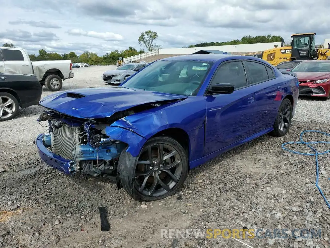 1 Photograph of a damaged car 2C3CDXCT1NH115200 DODGE CHARGER 2022