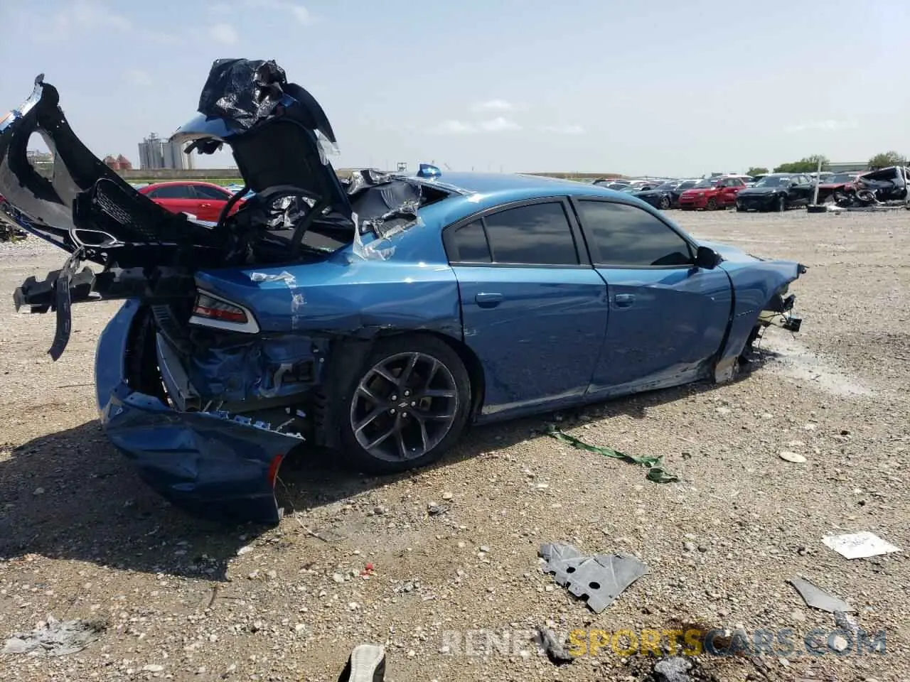 3 Фотография поврежденного автомобиля 2C3CDXCT1NH235868 DODGE CHARGER 2022